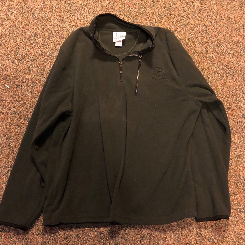 Men’s duck unlimited fleece 3/4 zip